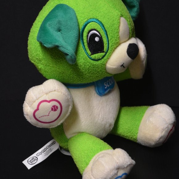 Leap Frog My Pal Scout Green Dog Plush Interactive - Picture 5 of 7